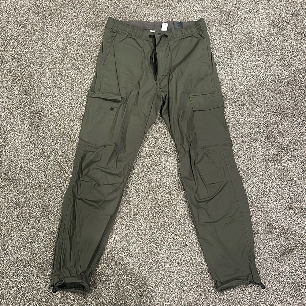 H&M Olive Cargo Joggers